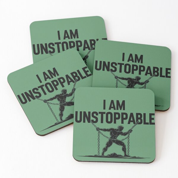 Item preview, I am unstopable design designed and sold by Motivated Sensei.