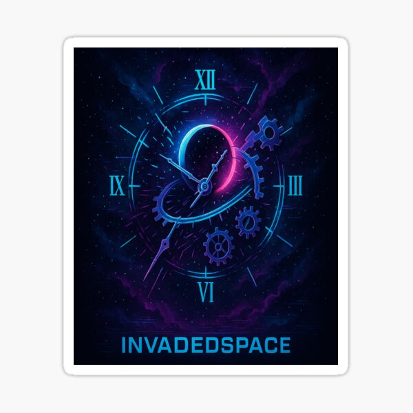 Item preview, Chrono Eclipse – Abstract Glitch Eclipse Design by InvadedSpace designed and sold by InvadedSpace.