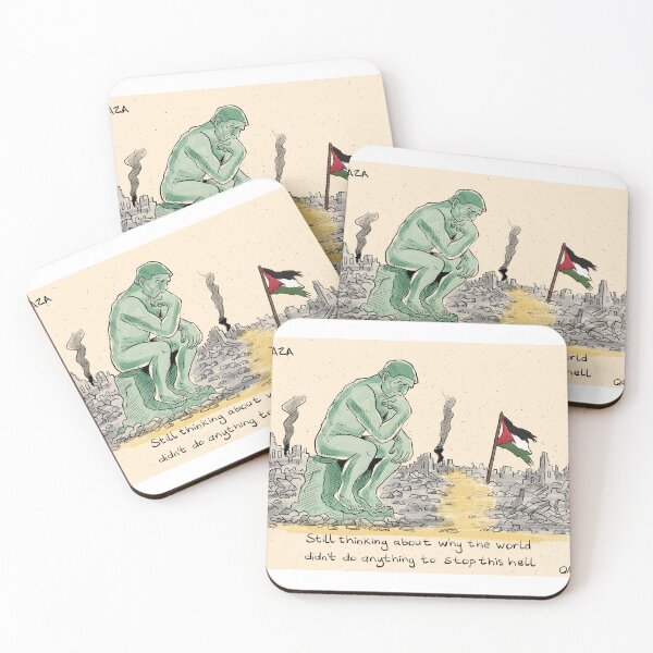 Item preview,  The Thinker in Gaza designed and sold by Ahmad Qaddura.