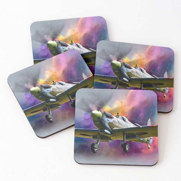 Item preview, Watercolour Splash Spitfire designed and sold by Skyframe Aviation.