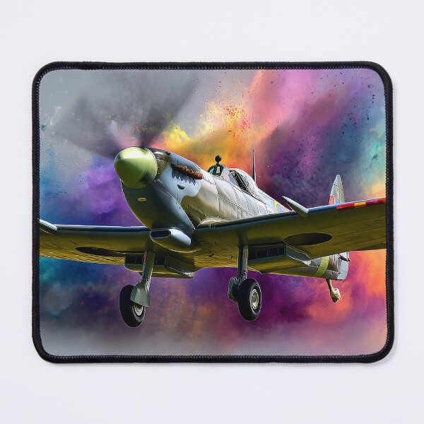 Item preview, Watercolour Splash Spitfire designed and sold by Skyframe Aviation.