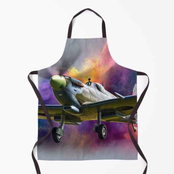 Artikelvorschau, Aquarell-Splash Spitfire entworfen und verkauft von Skyframe Aviation.