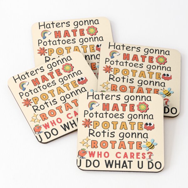 Item preview, Haters Gonna Hate – Funny Desi-Inspired Typography Design designed and sold by GracefulPODshop.