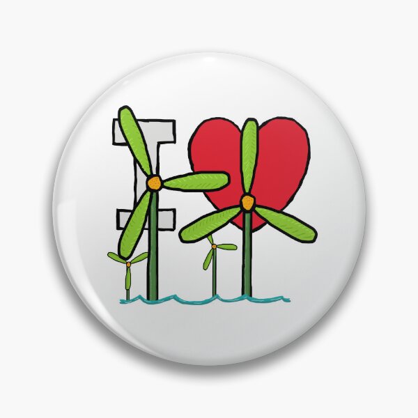 Item preview, I Love Wind Farms designed and sold by Mark-Ewbie.