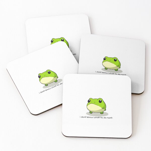 Item preview, I dont know what to do frog cute designed and sold by TheArtMustFlow.