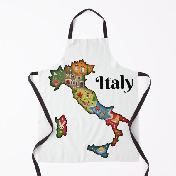 Item preview, Italy Outline with Colors – Educational Art designed and sold by 1R6V.