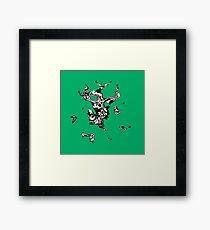 Just a Spill Framed Print