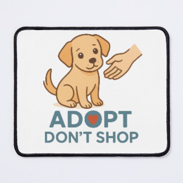 Item preview, Adopt dont shop designed and sold by Xymera.