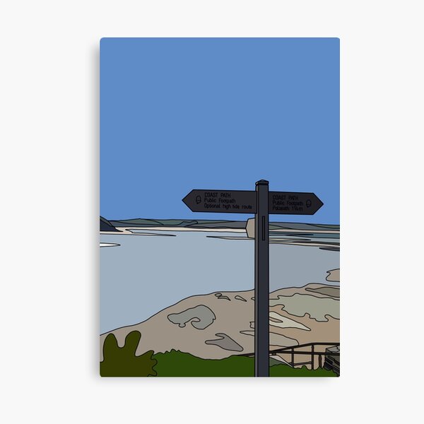 Item preview, South West Coast Path, Cornwall designed and sold by RillaPrints.