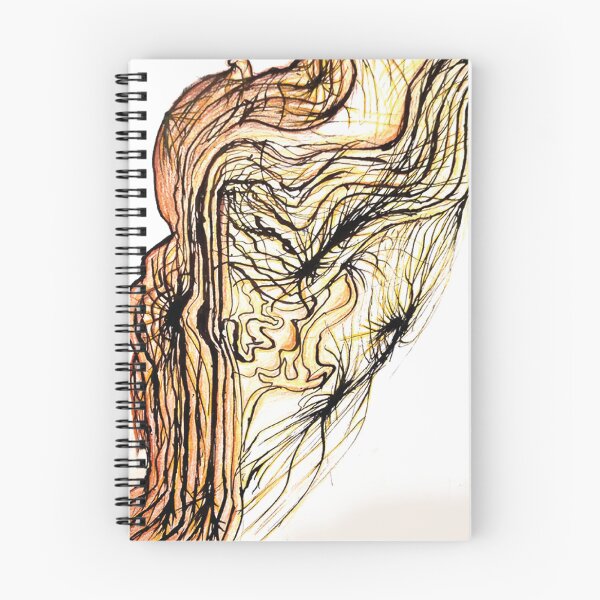 Item preview,  Abstract Flowing Lines with Warm Tones designed and sold by MYK-Printing.
