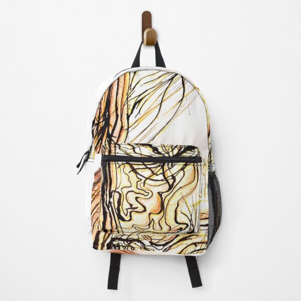 Item preview,  Abstract Flowing Lines with Warm Tones designed and sold by MYK-Printing.