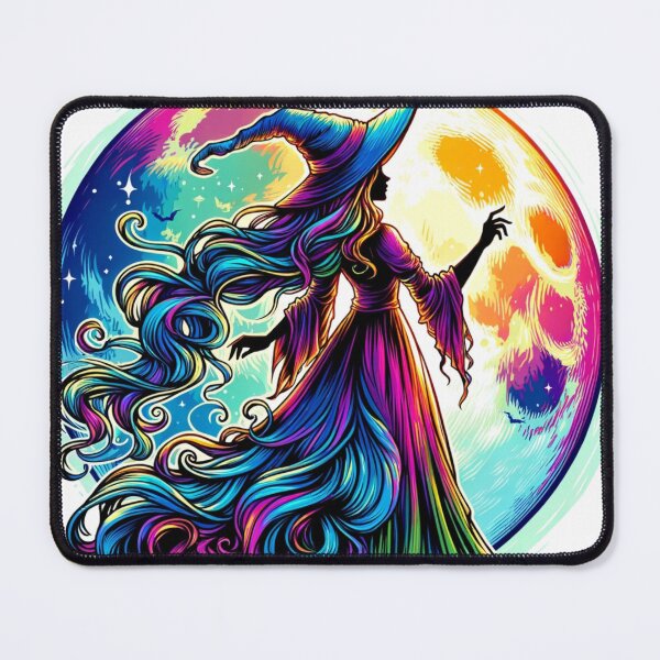 Item preview, Rainbow Moon Witch designed and sold by NTKSHOP11.