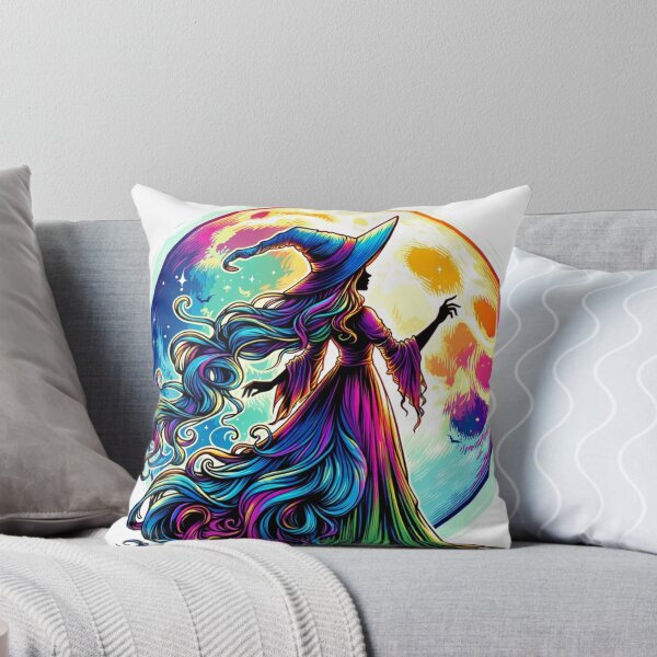Item preview, Rainbow Moon Witch designed and sold by NTKSHOP11.