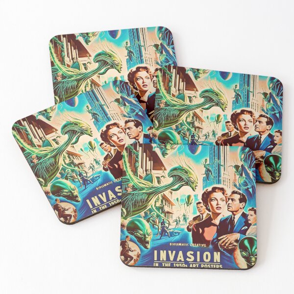 Item preview, vintage alien invasion designed and sold by SKULLARTISTRY.