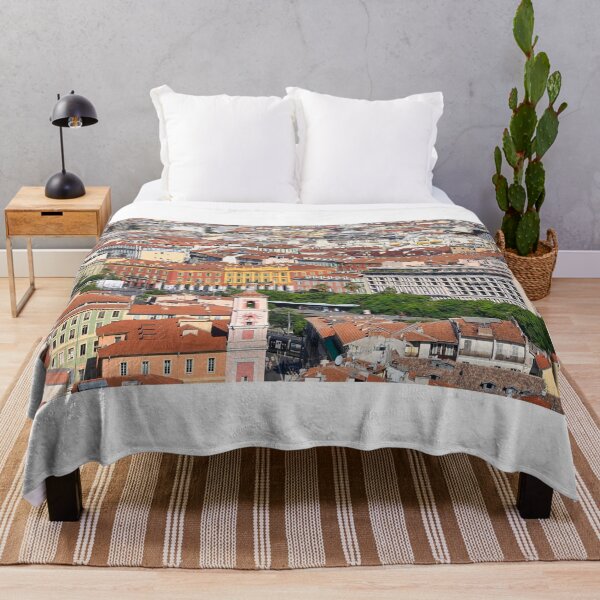 Item preview, Church with clock tower,Old town Nice cityscape, France,summertime designed and sold by goceris.