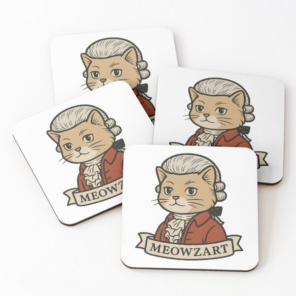 Item preview, Meowzart Cat Mozart designed and sold by Hanekoji.