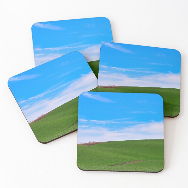 Item preview, Young green wheat rolling hills landscape,Moravia,Chech Republic designed and sold by goceris.