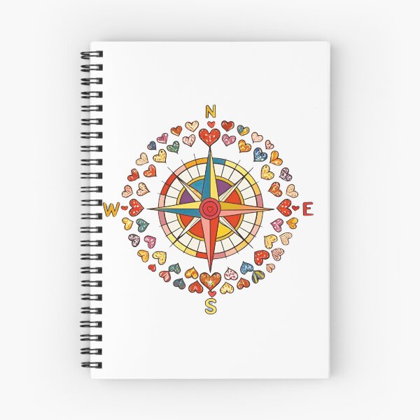 Item preview, Colorful Love Compass Design designed and sold by Gumaga-Store.