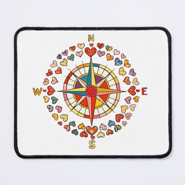 Item preview, Colorful Love Compass Design designed and sold by Gumaga-Store.