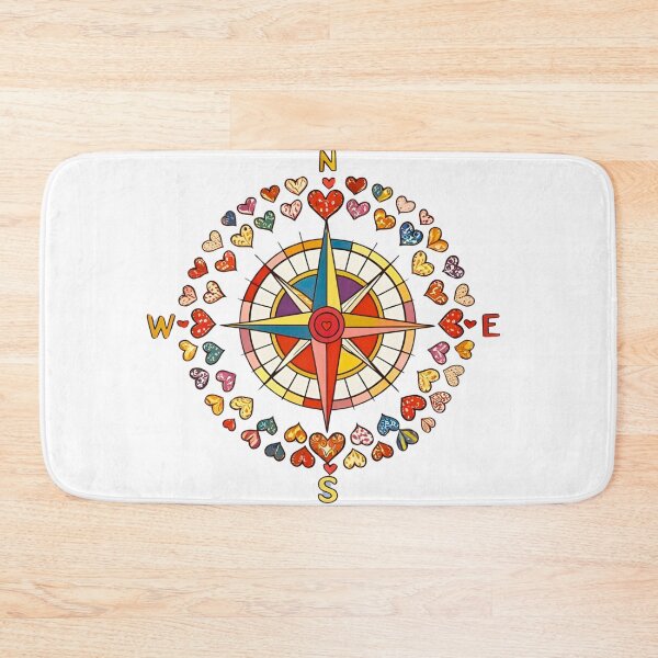 Item preview, Colorful Love Compass Design designed and sold by Gumaga-Store.