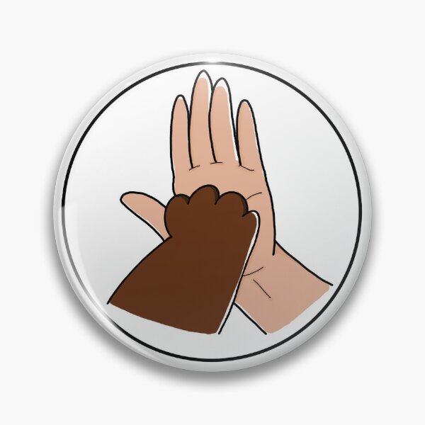 Item preview, High-five with brown cat paw designed and sold by Notschie.
