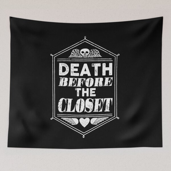 Item preview, Death before the closet designed and sold by remerasnerdas.
