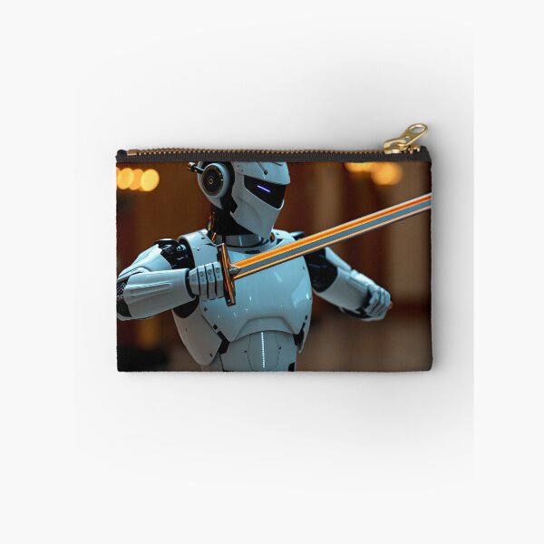 Item preview, Robot With Sword: The AI Warrior designed and sold by LoveFightWrite.