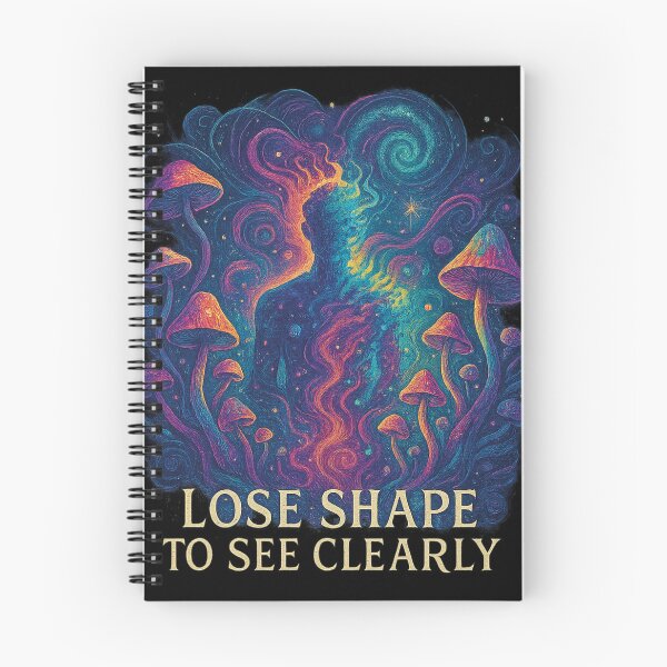 Item preview, Lose Shape to See Clearly – Psychedelic Ego Dissolution Art designed and sold by The Midnight Fiber.