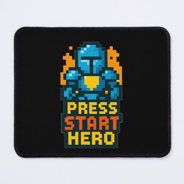 Item preview, Press Start Hero designed and sold by okiiskandarart.