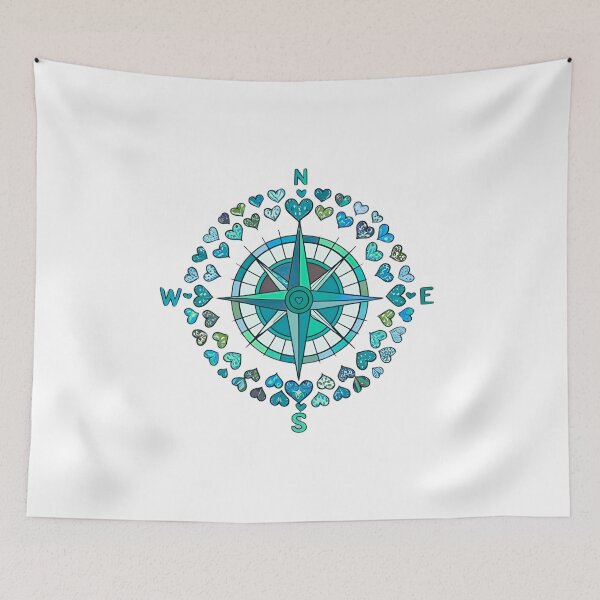 Item preview, Colorful Love Compass designed and sold by Gumaga-Store.