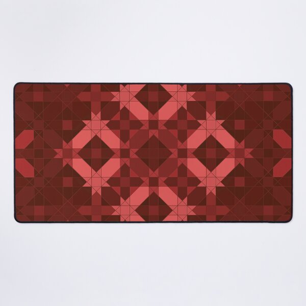 Item preview, Dark Red Mosaic Pattern Inspired by Amazigh Art designed and sold by Tarjiart.