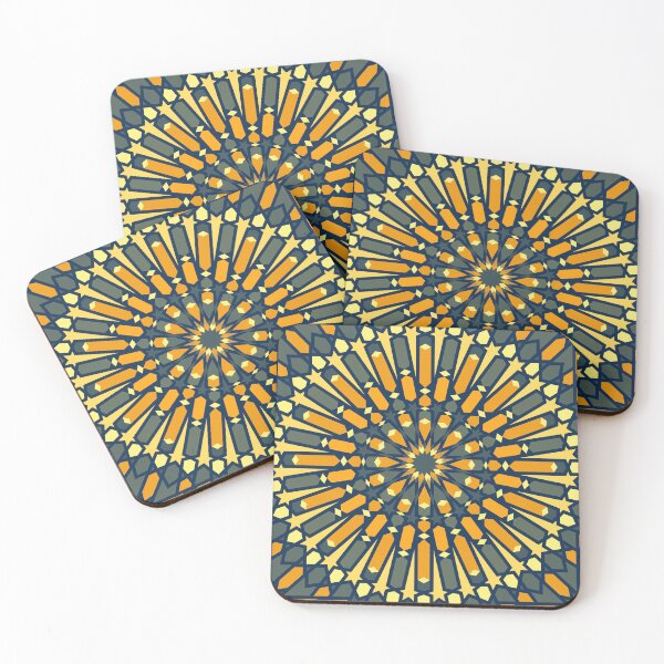 Item preview, Radiant Mosaic Sun with Geometric Design designed and sold by Tarjiart.