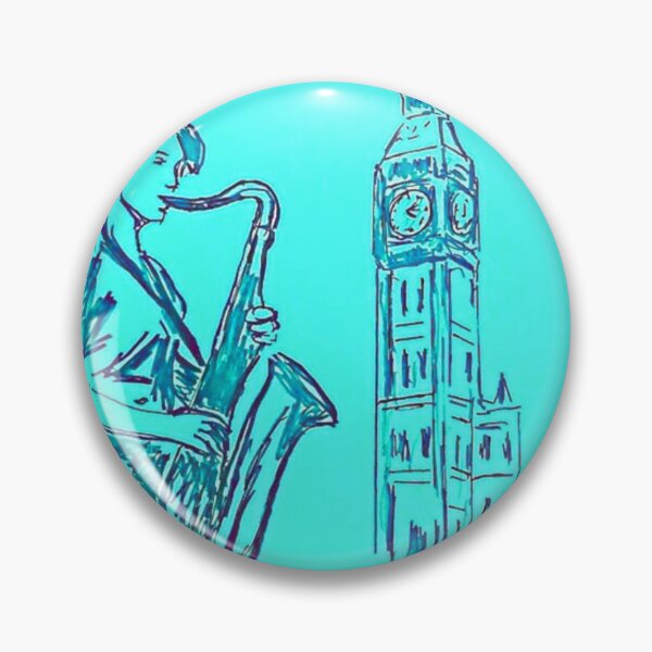 Item preview, London or Busk Sax Blue designed and sold by SJHorsfall.