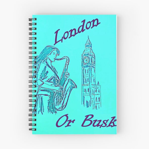 Item preview, London or Busk Sax Blue designed and sold by SJHorsfall.