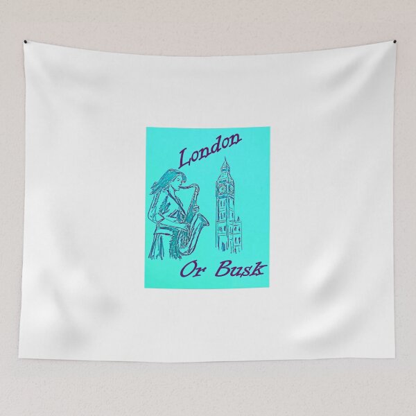 Item preview, London or Busk Sax Blue designed and sold by SJHorsfall.