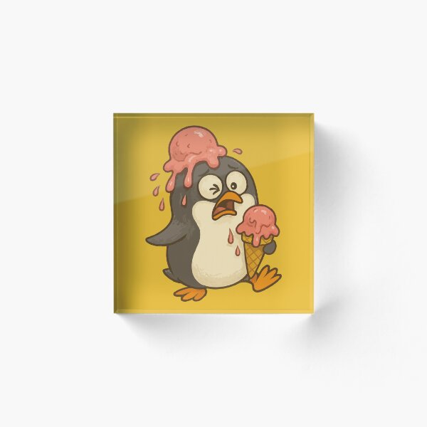 Artikelvorschau, Tollpatschiger Pinguin mit schmelzendem Eis entworfen und verkauft von Emanova9.