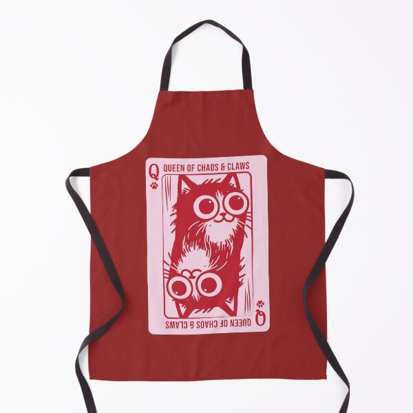 Item preview, Queen of Chaos and Claws Playing Card Cat designed and sold by chillaxcats.