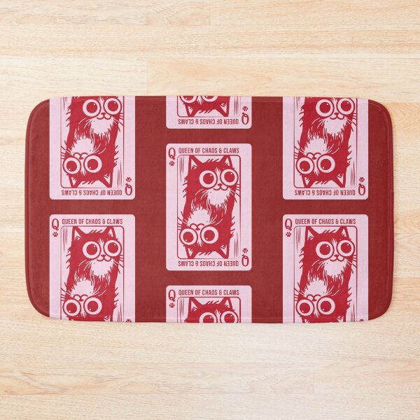 Item preview, Queen of Chaos and Claws Playing Card Cat designed and sold by chillaxcats.