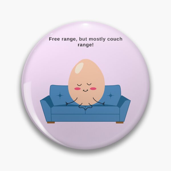Item preview, I identify myself as a Couch Egg not Couch Potato! designed and sold by GoKawArtStudio.