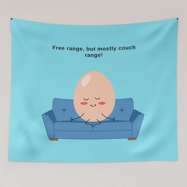 Item preview, I identify myself as a Couch Egg not Couch Potato! designed and sold by GoKawArtStudio.