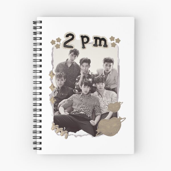 Item preview, 2PM Korean Group Actor Scrapbook Collage Cozy Y2K Vintage Design Kpop designed and sold by HELL0WBELLO.