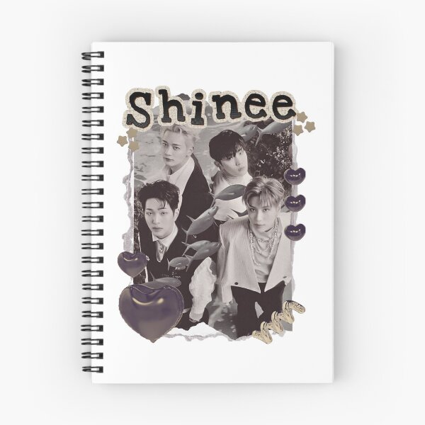 Item preview, Shinee Korean Group Actor Scrapbook Collage Cozy Y2K Vintage Design Kpop designed and sold by HELL0WBELLO.