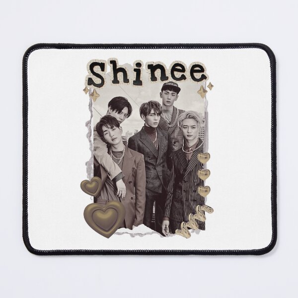 Item preview, Shinee Korean Group Actor Scrapbook Collage Cozy Y2K Vintage Design Kpop designed and sold by HELL0WBELLO.