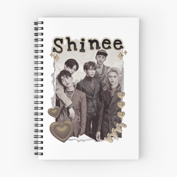 Item preview, Shinee Korean Group Actor Scrapbook Collage Cozy Y2K Vintage Design Kpop designed and sold by HELL0WBELLO.