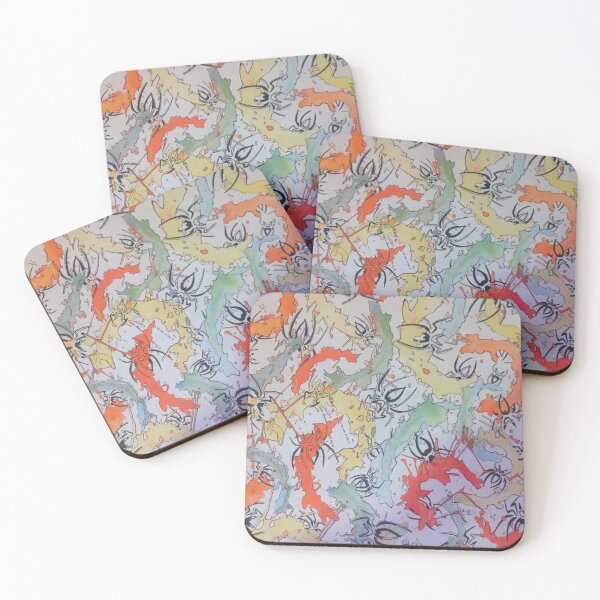 Item preview, Dynamic Graphic Elements with Color Splashes designed and sold by MYK-Printing.