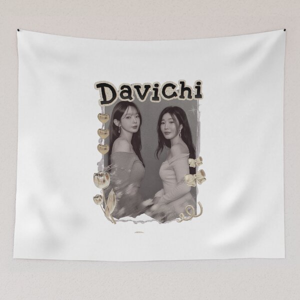 Item preview, Davichi Korean Group Actor Scrapbook Collage Cozy Y2K Vintage Design Kpop designed and sold by HELL0WBELLO.