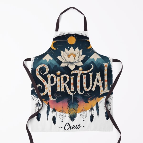Item preview, Ethereal Spiritual Crew Art - Lotus, Moon & Feather Illustration designed and sold by Frame of Mind .