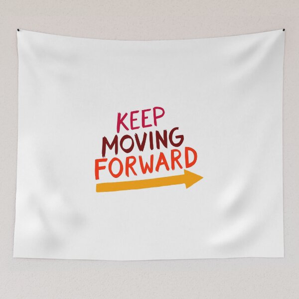 Item preview, Motivational Phrase “Keep Moving Forward” with Arrow designed and sold by Gumaga-Store.