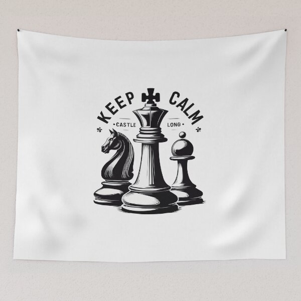 Item preview, Chess King - Keep Calm Castle Long designed and sold by TBietz.