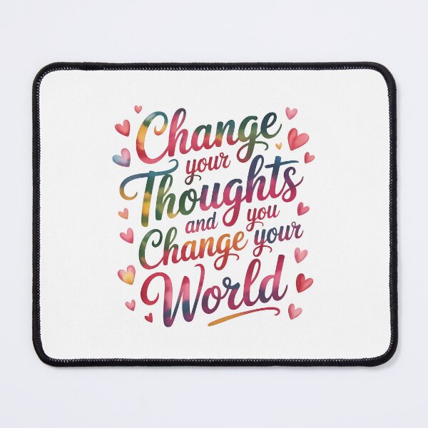 Item preview, Change your thoughts and you change your world designed and sold by nimmitrends.